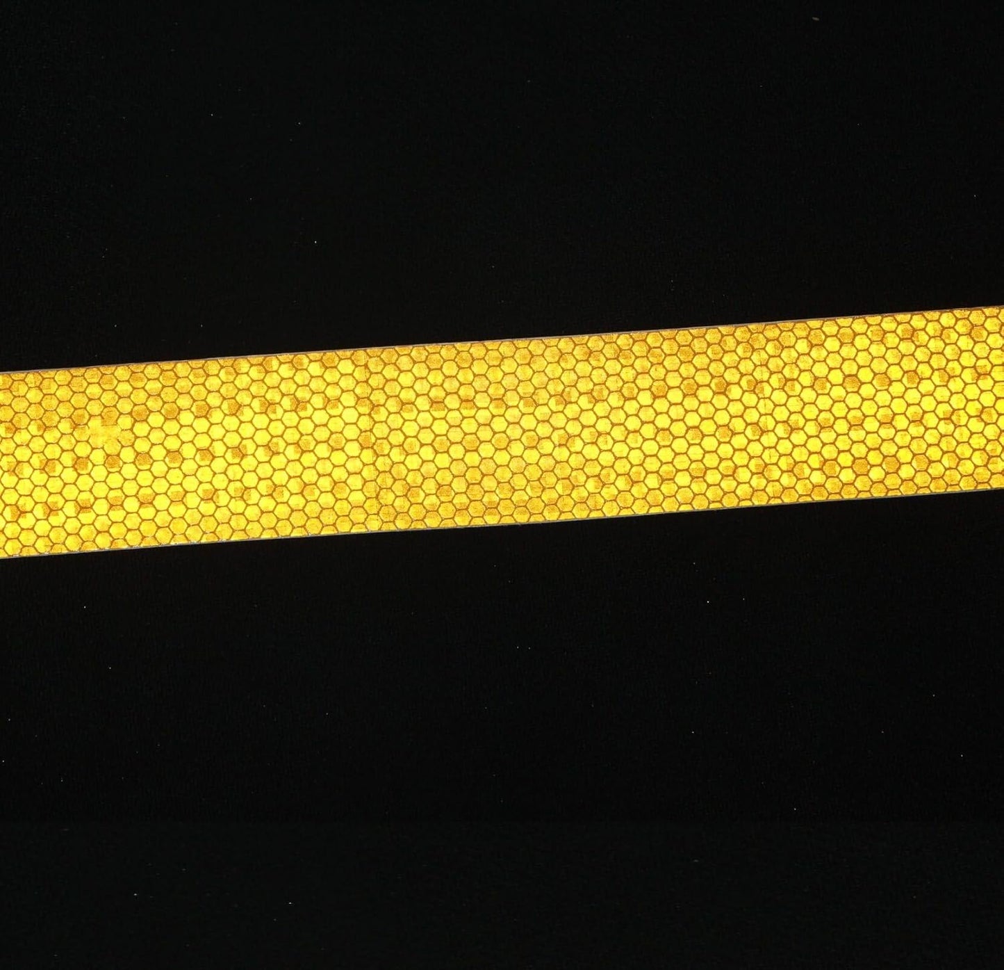 Yellow Reflective Tape 1 inch Wide, Outdoor Waterproof High Visibility Warning Industrial Marking Tape, Safety Stickers (68 feet,10 Rolls)