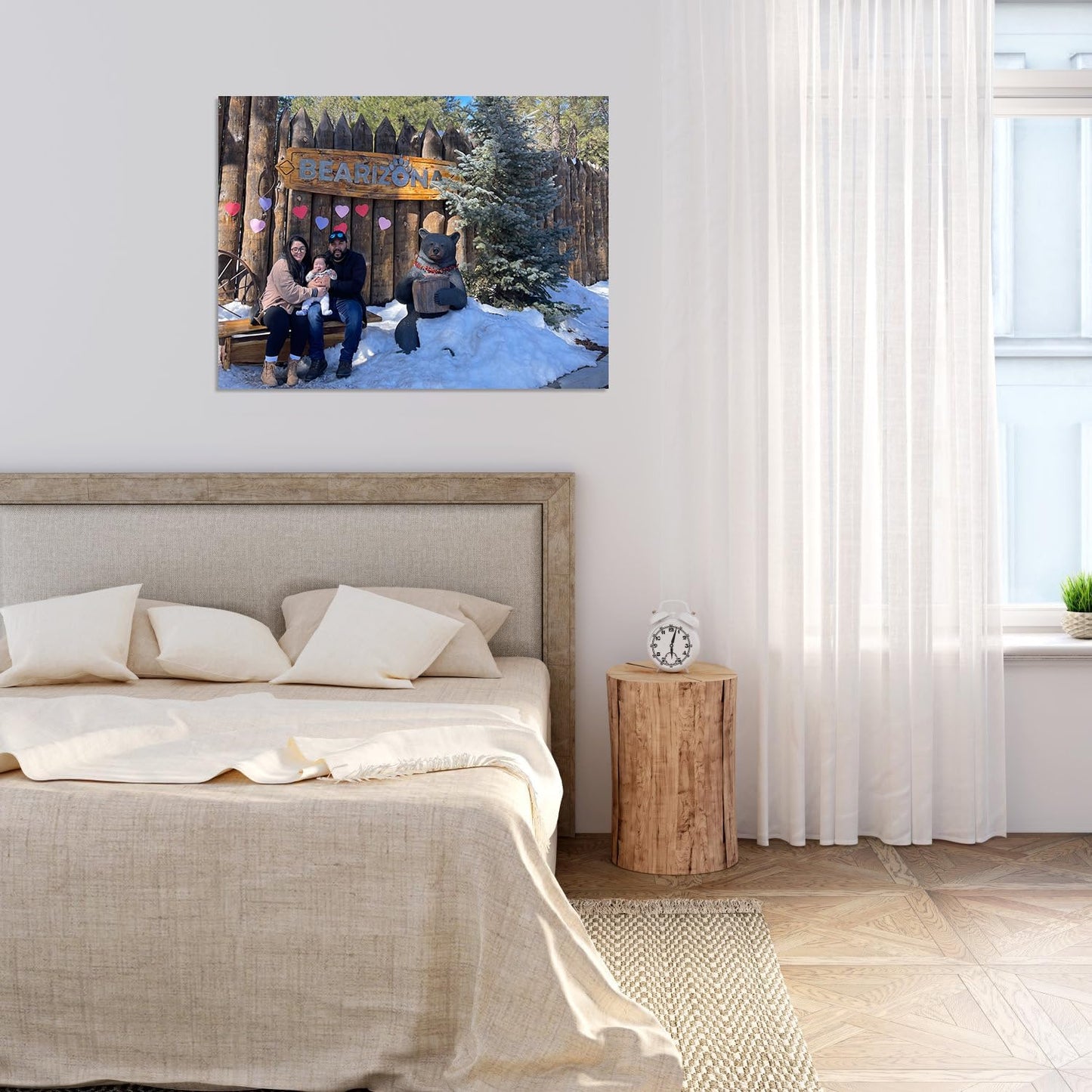 YXIMOX Cherishcanvas Custom Canvas Prints with Your Photos, Personalized Wall Art, Home Decor,Custom Canvas Print, Made in USA(40"x60", Unframed)