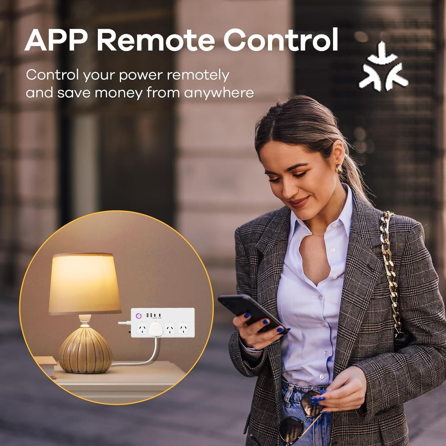 XENON Matter Smart Power Strip, Surge Protector,Support Apple HomeKit, Alexa, Google Home with Schedule Timer, App & Voice Control,5 Ft Extension Cord with 4 Smart Outlets and 4 USB Ports