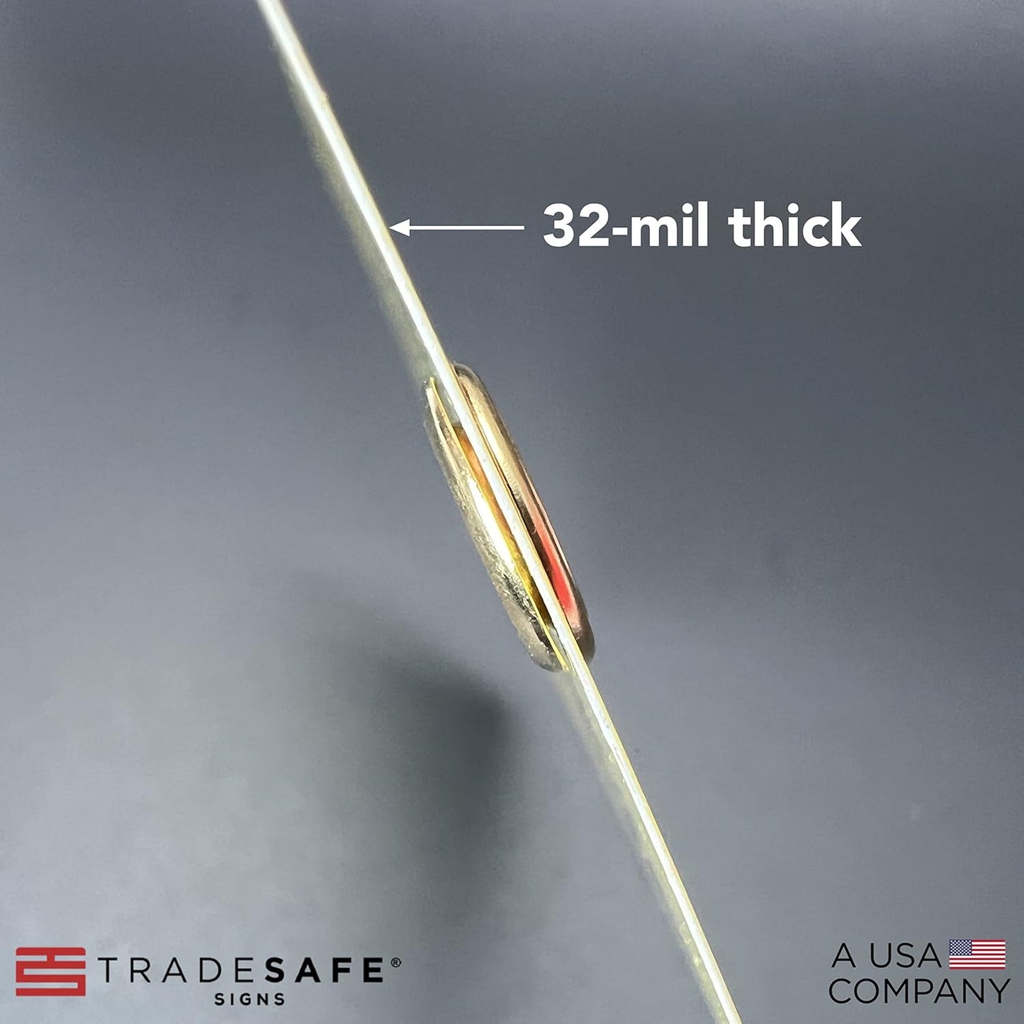 TRADESAFE Caution Out of Service Tags - 30 Yellow Caution Signs with 30 Cable Ties, Durable 32 mil Vinyl, Caution Tags for Equipment Repair or Service, Accident Prevention
