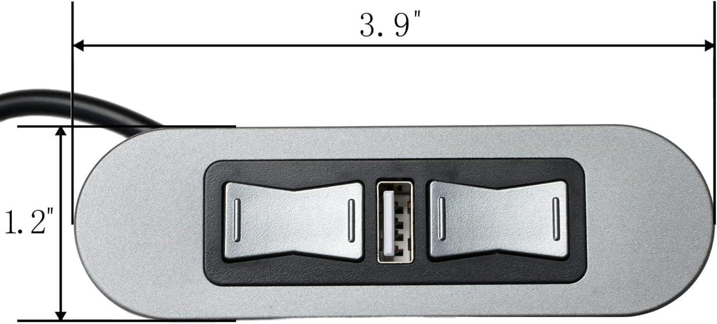 Uetmulik Power Recliner Lift Chair Emomo 5 Pin Hand Control Model HX90AFU Replacement with USB