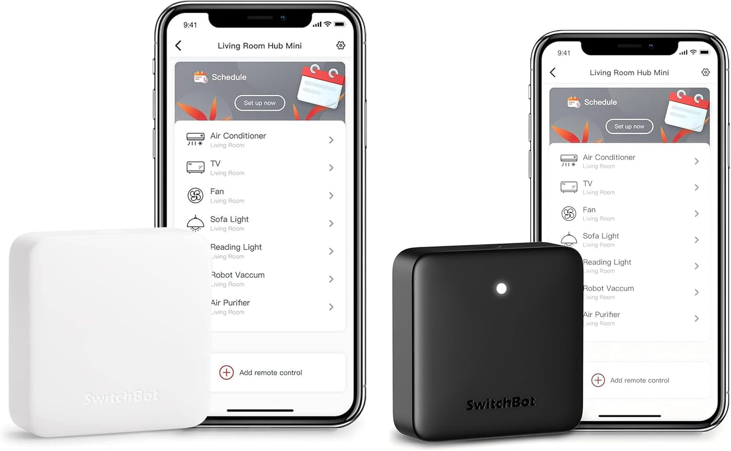 SwitchBot Hub Mini Smart Remote - IR Universal Remote, WiFi IR Blaster for TV, Air Conditioner, Compatible with Alexa, Google Home, Link SwitchBot to Wi-Fi (Support 2.4GHz)