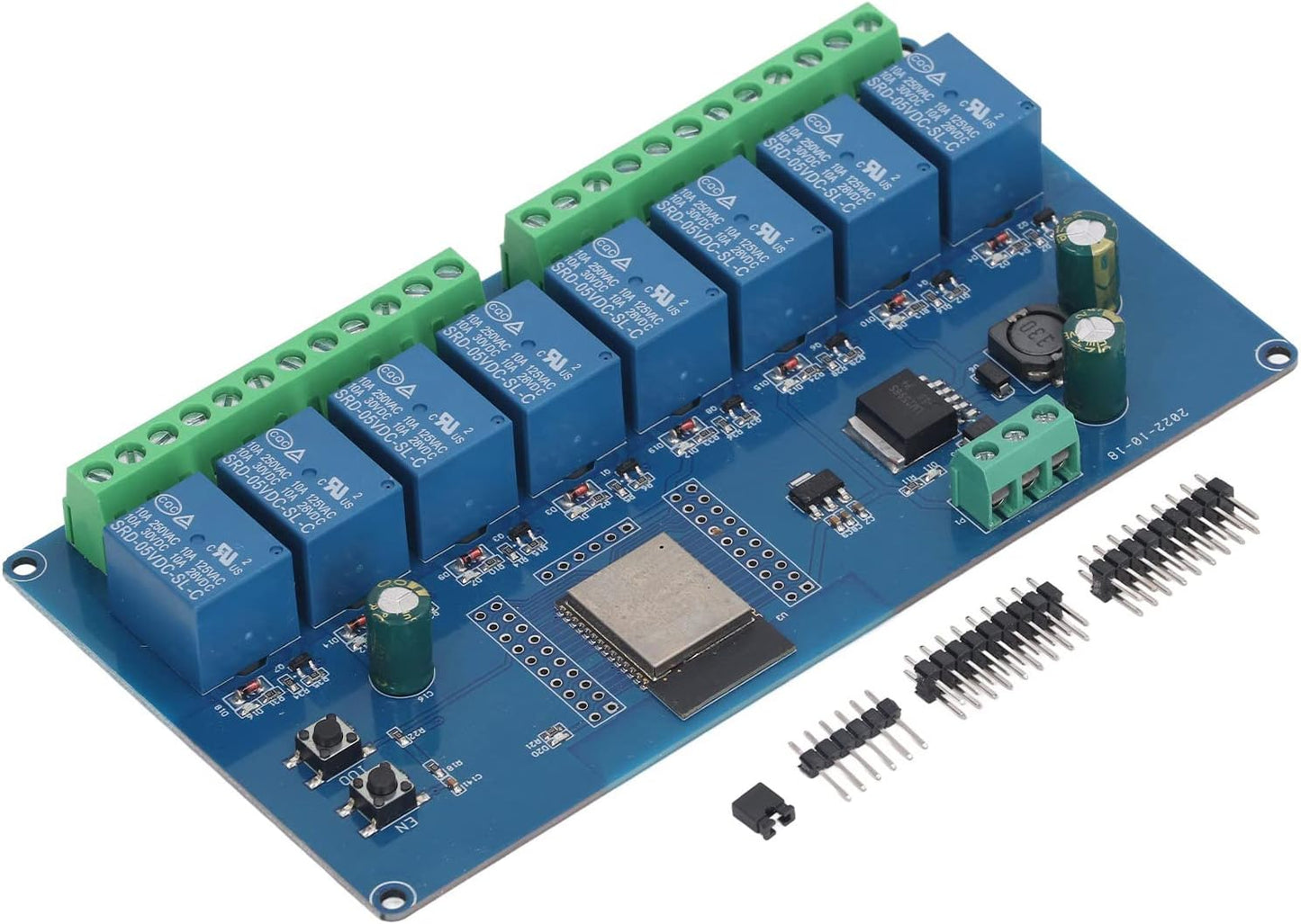 Aramox 8 Channel Relay Module, WiFi Wireless Control Board, Programmable for Smart Home Automation and Development