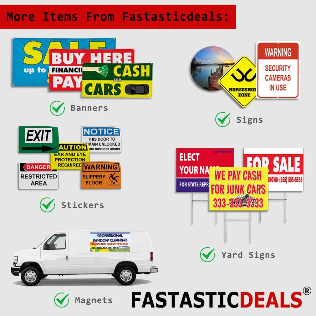 Aluminum Weatherproof Metal Sign Multiple Sizes Custom Personalized Text Here Red White Danger Horizontal Street Signs 24x18Inches