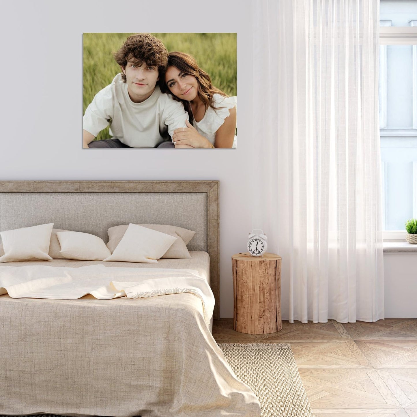 YXIMOX Custom 12" x16" Art Print on Premium Canvas, Personalized with Your Image or Design, Large Wall Decor for Living Room, Office, Bedroom, Custom Canvas Artwork(12"x16",Unframe)
