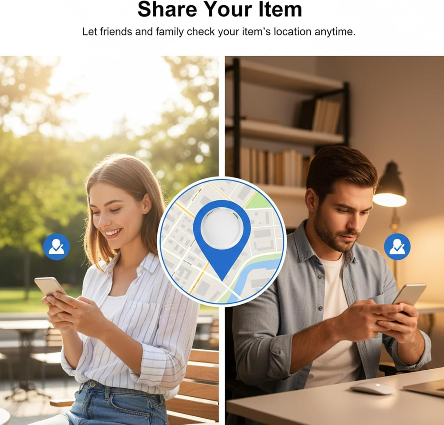 No Subscription GPS Tracker for Vehicles Work with Find My (iOS Only) Real-Time Mini Tracker Tags Global Coverage Hidden Car Locator Tracking Device with Magnetic Case No Monthly Fee Required