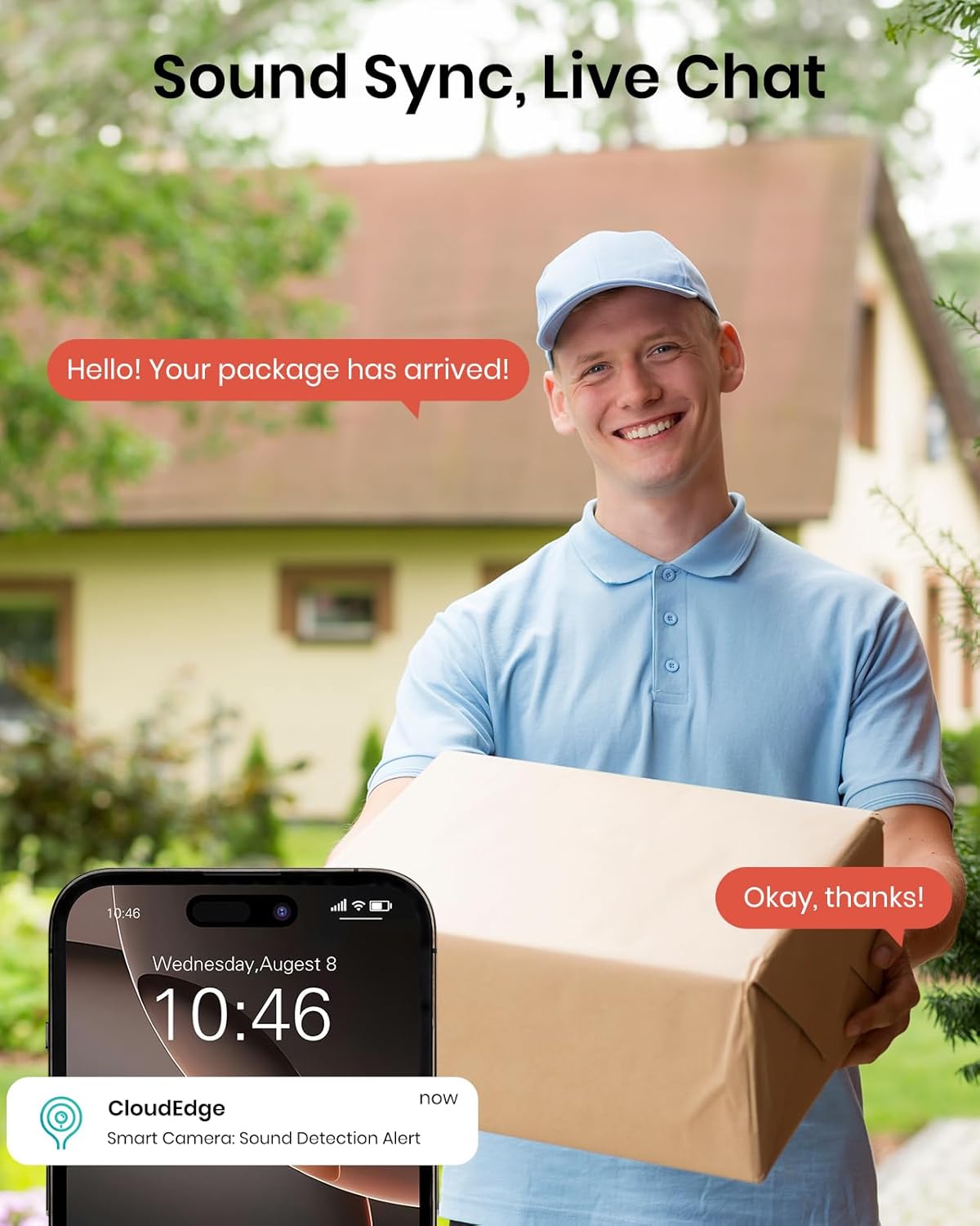 2K Solar Security Camera Wireless Outdoor,2.4G WiFi & 360˚ PTZ Battery-Powered Camera,PIR Sensor,Color Night Vision,AI Motion Detection,2-Way Audio,Alexa/Google Assistant,SD Card/Cloud Storage