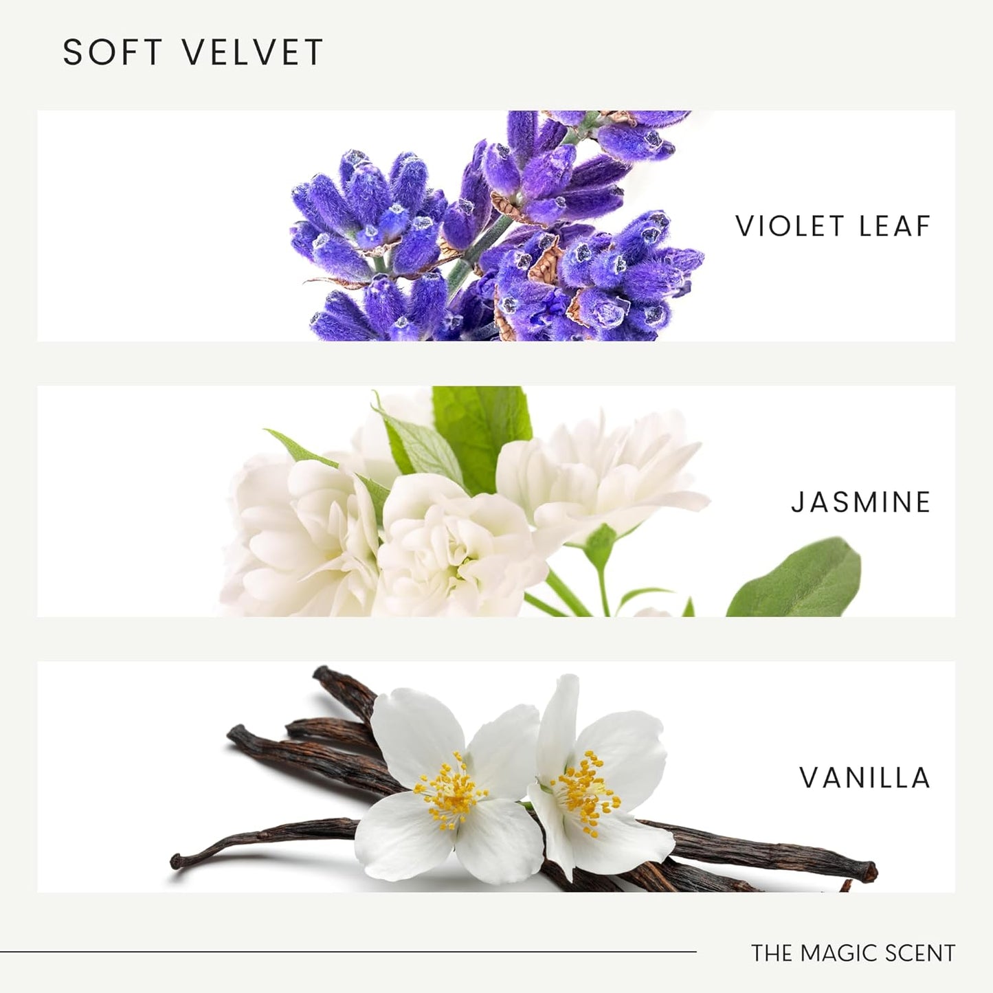 The Magic Scent Soft Velvet Diffuser Oil - Hotel & Home Luxury Scents - Diffuser Oil Scents for Home Designed for Use in All Diffusers - 4 fl oz, 120 mL