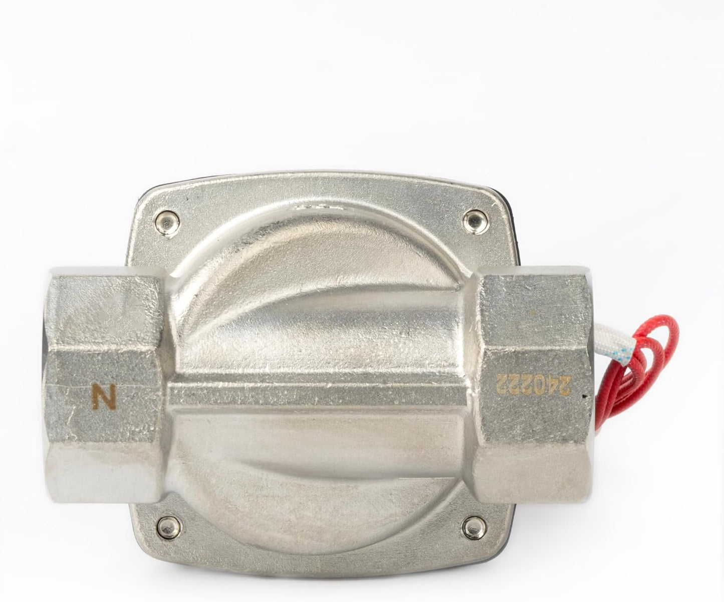 U.S. Solid 1-1/4" Solenoid Valve - 110V AC Stainless Steel Electric Solenoid Valve, Normally Closed, Viton Seal