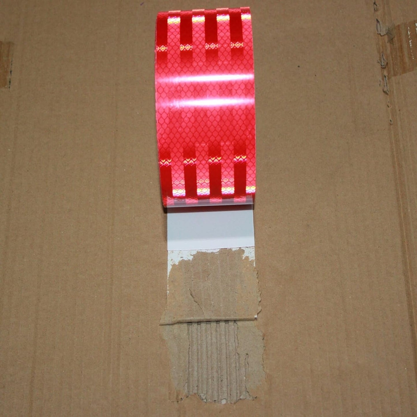 Non Fading Red Reflective Tape Outdoor Waterproof 2 inch Wide, High Visibility Warning Industrial Marking Tape, Safety Stickers (168 feet)