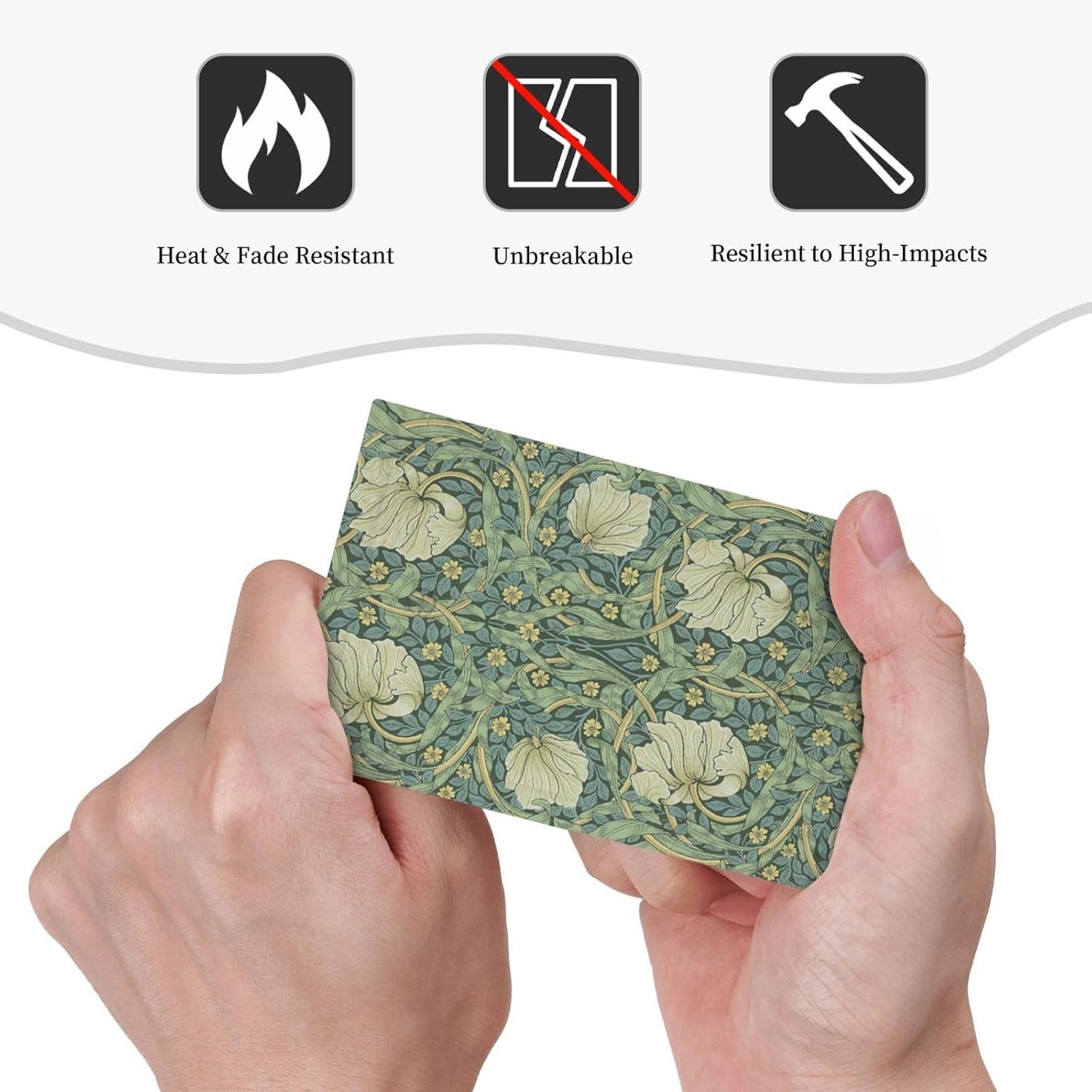 Light Switch Cover Plate Vintage Floral Plant Sage Green William Morris 1 Gang No Device Blank Electrical Wall Plates Faceplate Decorative Switch Plate for Bedroom Home Decor