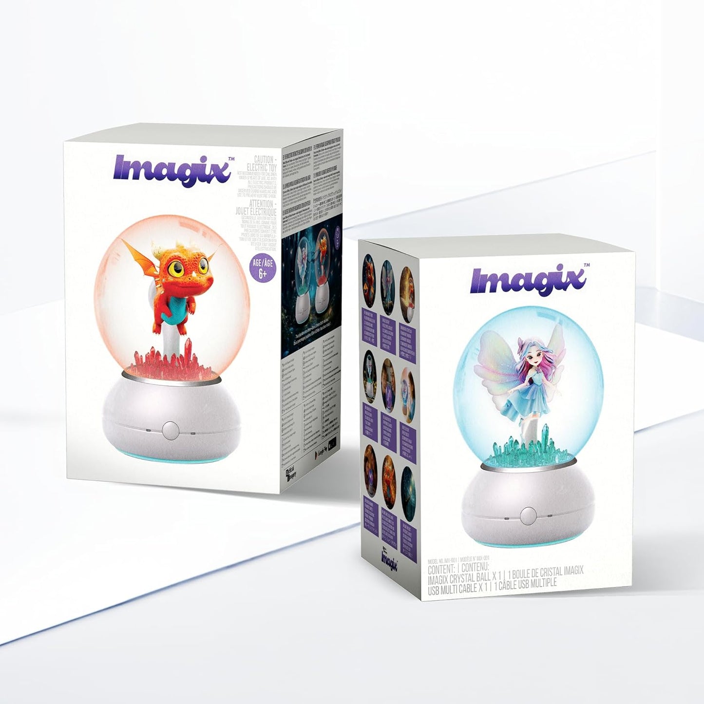 Imagix Crystal Ball Interactive Holographic Display for Kids Ages 6 and Up