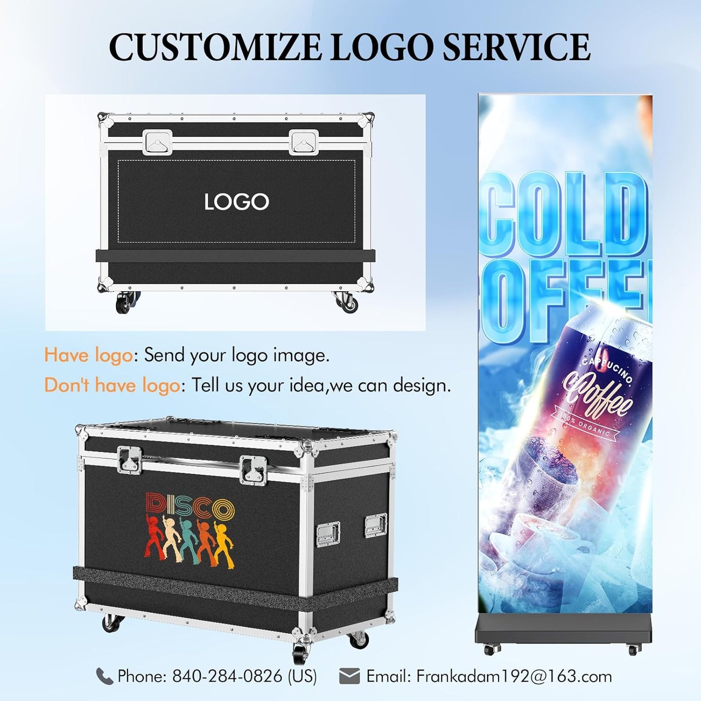 Indoor LED Digital Signage Display with P1.86, LED Poster Screen Frameless Splicing, Advertising Display USB Plug-and-Play & Remote Control for Giant Commercial Events & Rentals (Black, 2-Panels)