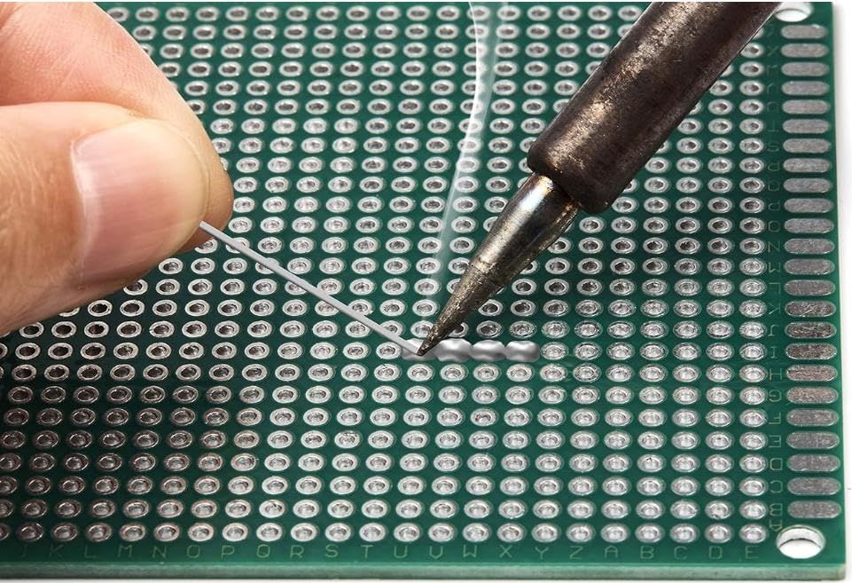 20 Pcs(4x6cm) Double Sided PCB Board Prototype Kit Soldering 4 Colour Universal Printed Circuit Board for DIY Soldering and Electronic Project