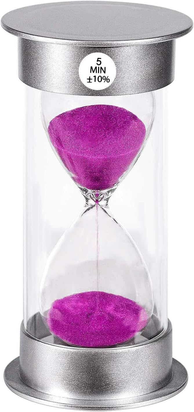 SuLiao 5 Minute Purple Plastic Sand Timer