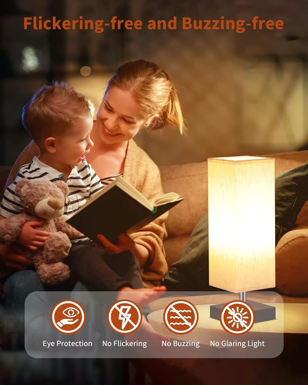 TJOY LED Light Bulbs, 100 Watt Equivalent A19 Lightbulbs, 15W Soft Warm White 2700K, Bright Energy Efficient LED Bulb, E26 Standard Base 1500 Lumens Non-Dimmable Lamp for Home Indoor House, 6 Pack