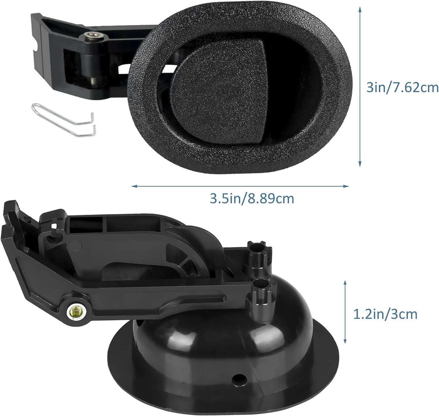 Recliner Replacement Parts with Pull Handle and Release Cable (1-Sets), Repair Recliner Mechanism Parts Compatible with Most Furniture of Recliner Sofa Couch Chair