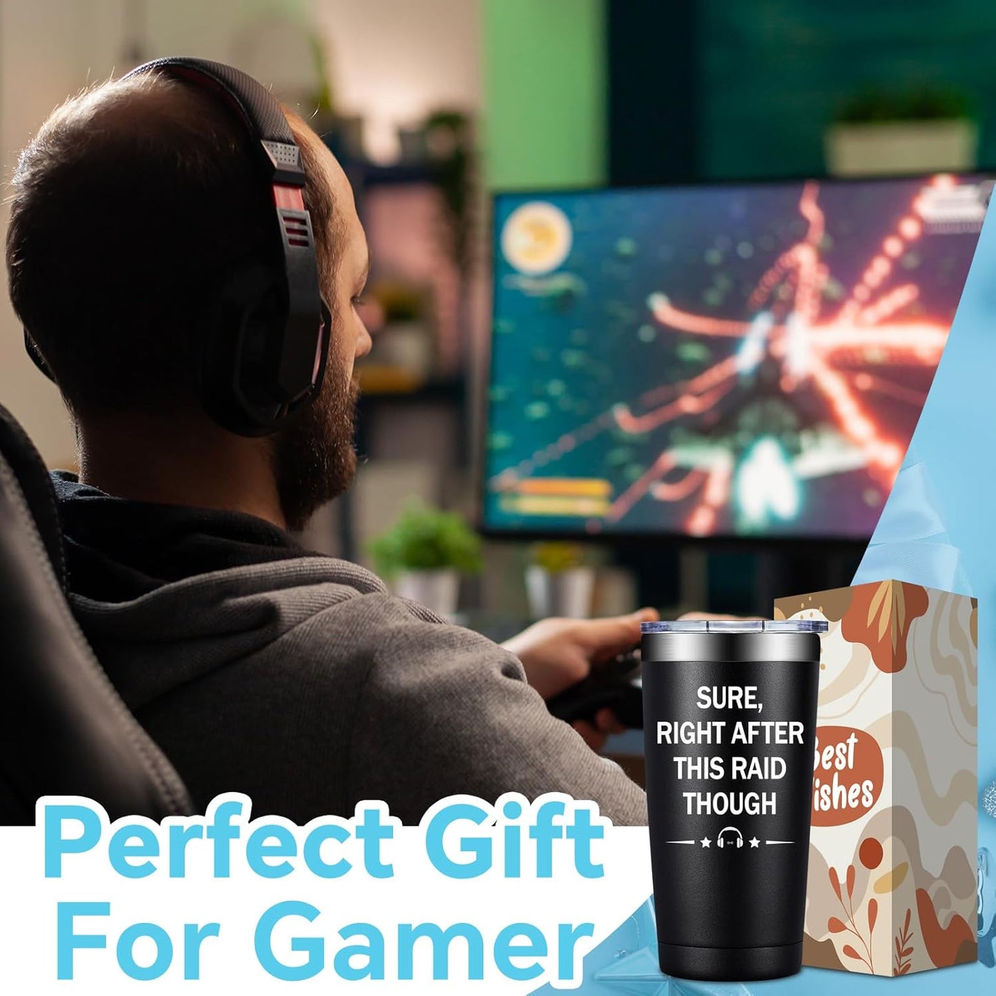 Fufandi Gamer Gifts, Gaming Mug - Christmas Birthday Gift for Men, Boyfriend, Brother, Son - Dnd Gift for Men, Dnd Mug