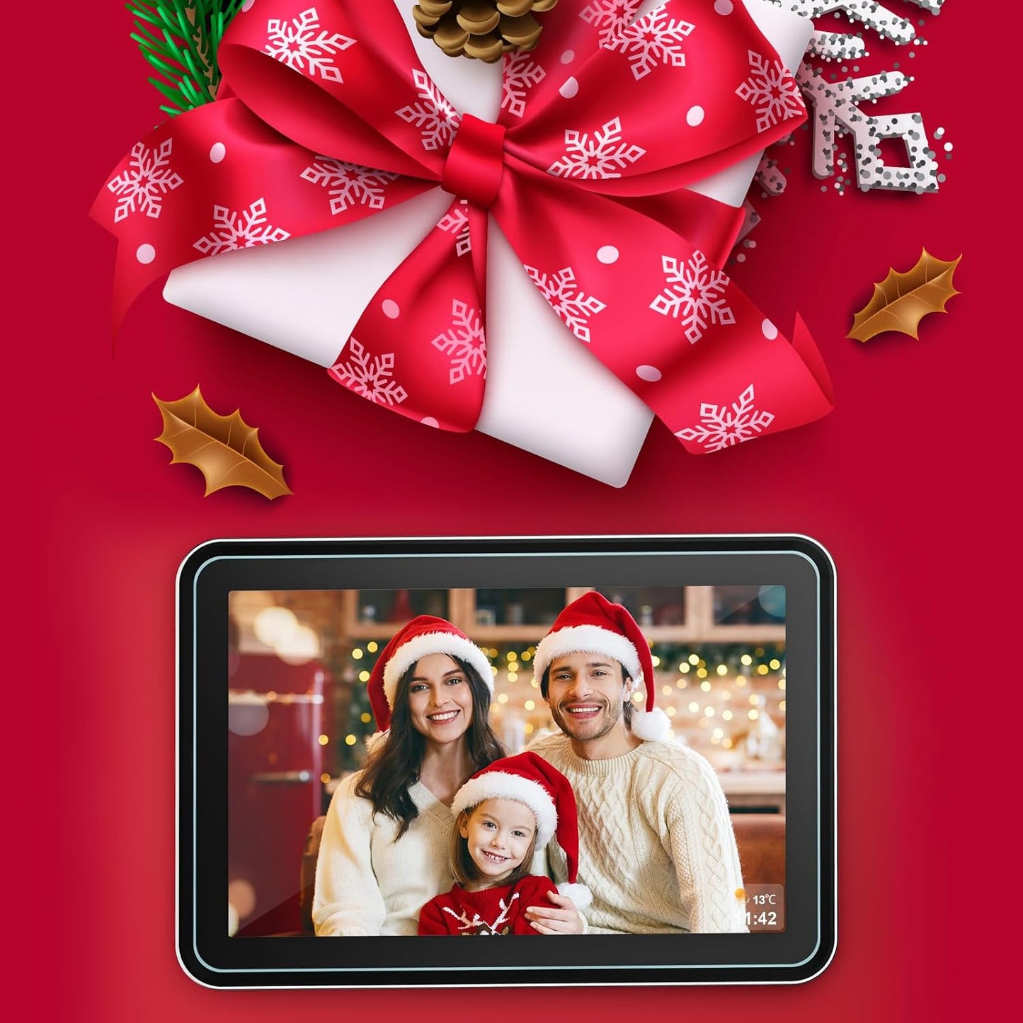 NBD WiFi Digital Picture Frame,10.1" IPS HD Touch Screen Digital Photo Frame, Share Photos/Videos Instantly via Free App，Built in 32GB Memory，Gifts for Birthday, Wedding, Mom