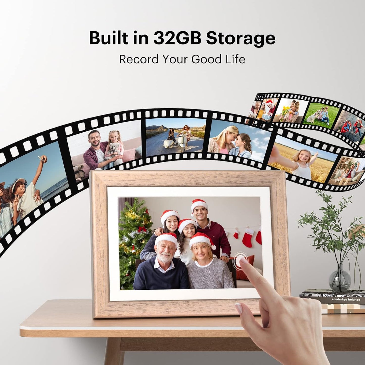 KODAK WiFi Digital Picture Frame, 8.4 Inch 2560 x 1600 IPS HD Touchscreen Digital Photo Frame with 32GB Storage, Easy Setup to Share Photos or Videos, The Best Gift for Family and Friends