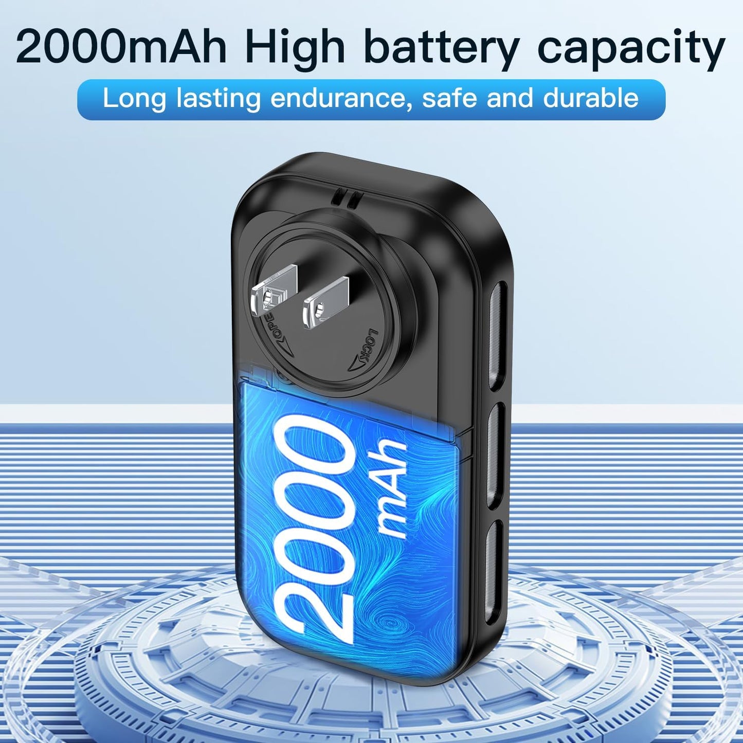 4IN1 Plug in Smoke & Carbon Monoxide Detector Combination Builti-in 2000 mAh Backup Battery HD Screen [Smoke CO Temp Humidity Sensor] Alarm for Home Travel Hotel Indoor (Black)
