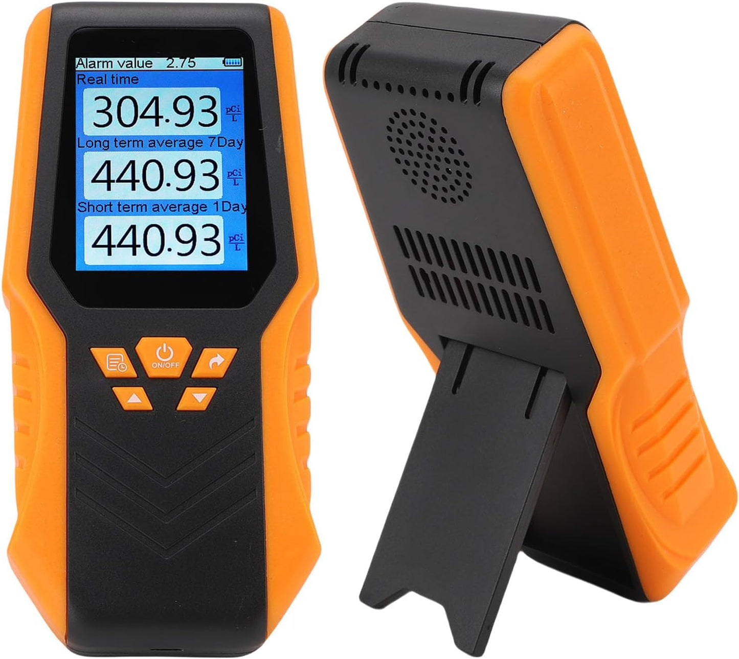 Aramox Radon Detector Digital Readings Portable Monitor for Home Office School, LCD Display, Rechargeable Battery, Easy Monitoring and Versatile Usage