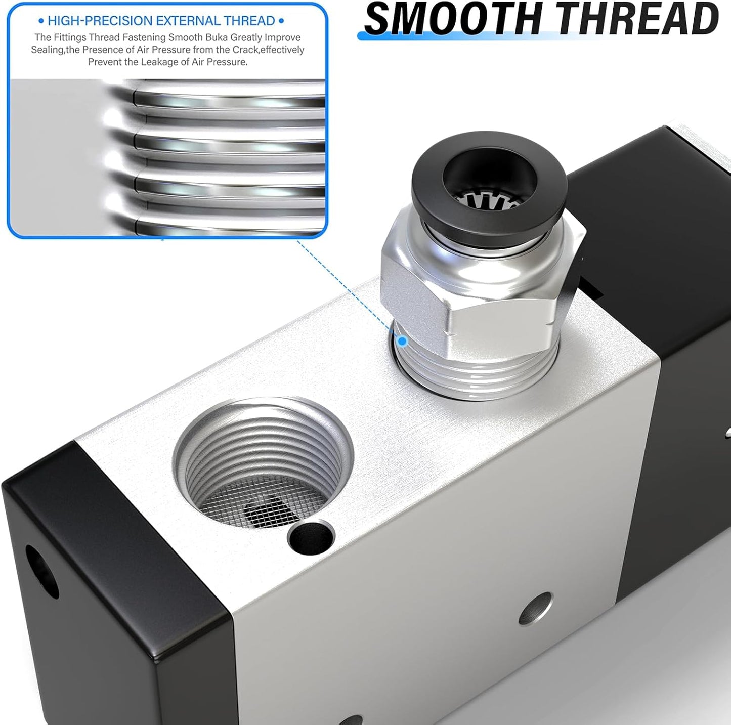 TAILONZ PNEUMATIC 1/4"NPT Solenoid Valve 3V210-08 DC12V Single Coil Pilot-Operated Electric 2 Position 3 Way Connection Type(Outlet wire)