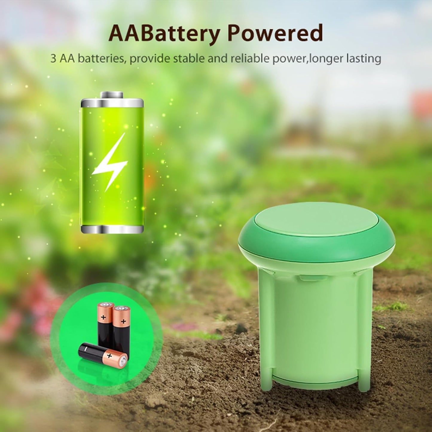 Smart Zigbee Soil Sensor, Wireless Plant Moisture & Temperature Monitor with Low Battery Alert, Ideal for Garden,Lawn,Indoor Pots,App Remote Control