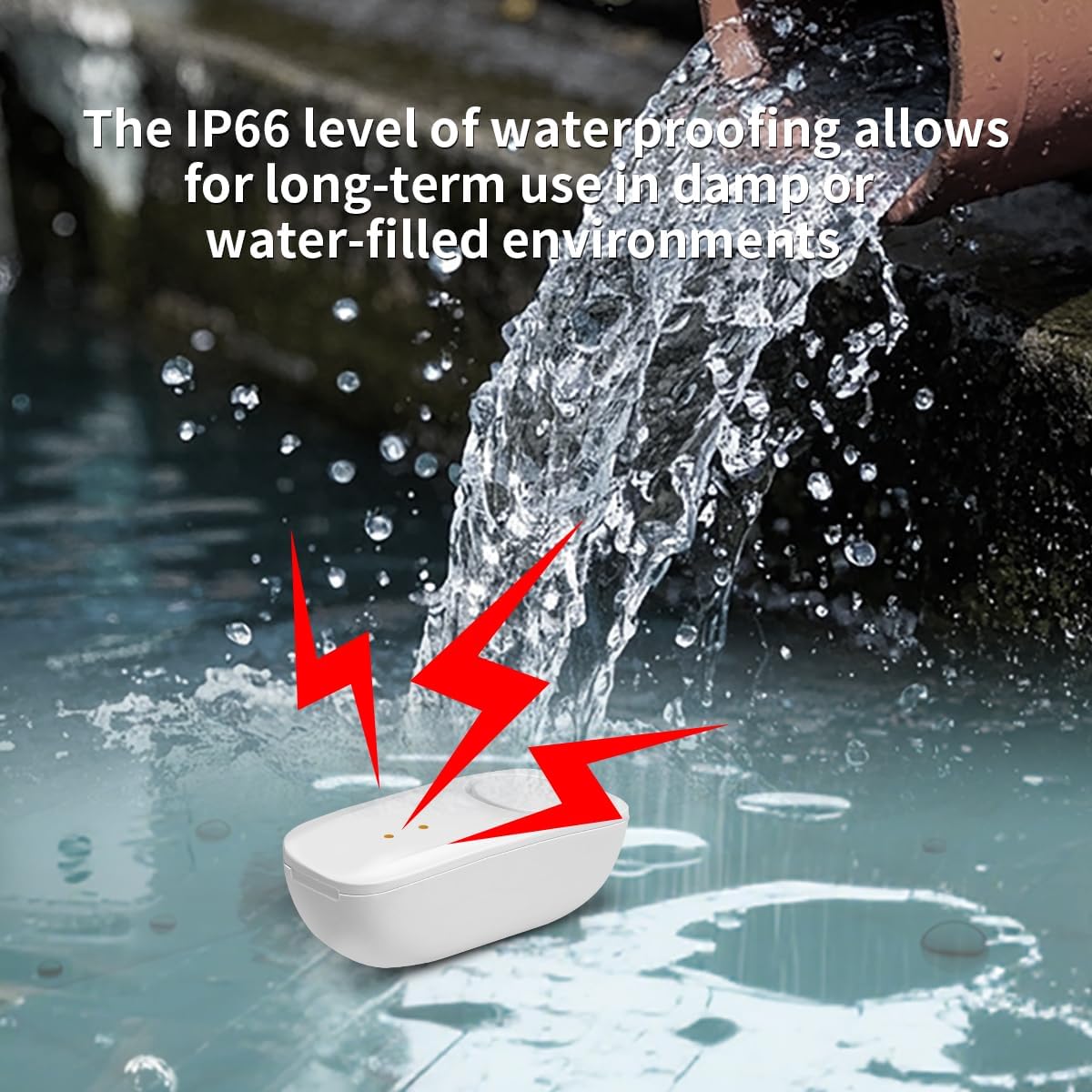 Water Leak detectors for Home 3 Packs,2000ft/600m Ultra-Long Range Water Leak Detector,110dB Siren & Instant App Alerts,Suitable for Home, Basement, Kitchen
