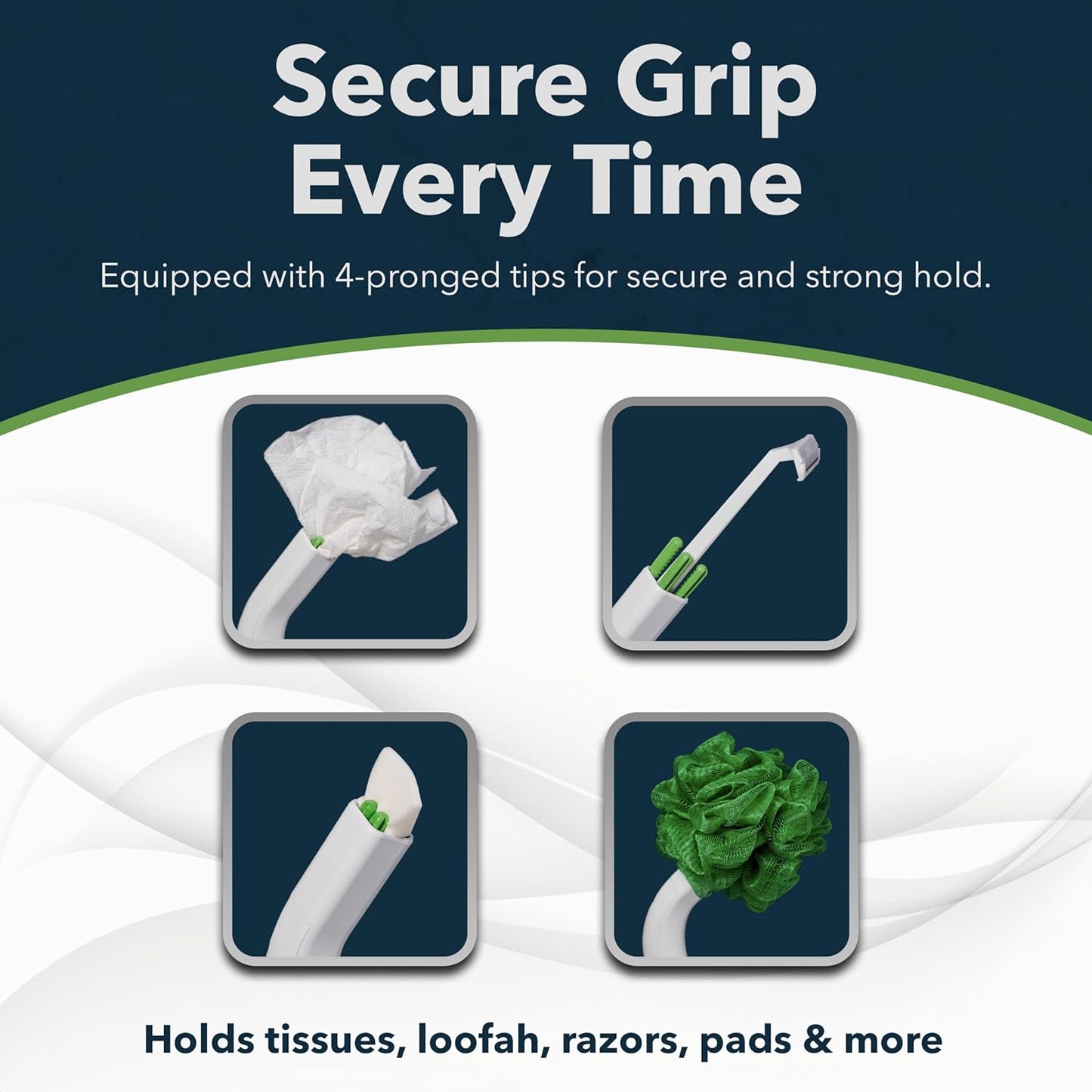 Replacement Head Attachment for Compact, Master & Ultimate Toilet Aid Kit - Hygienic & Economical Solution for Travel, Home or Extra Bathroom - Supports Independent Toileting & Personal Care