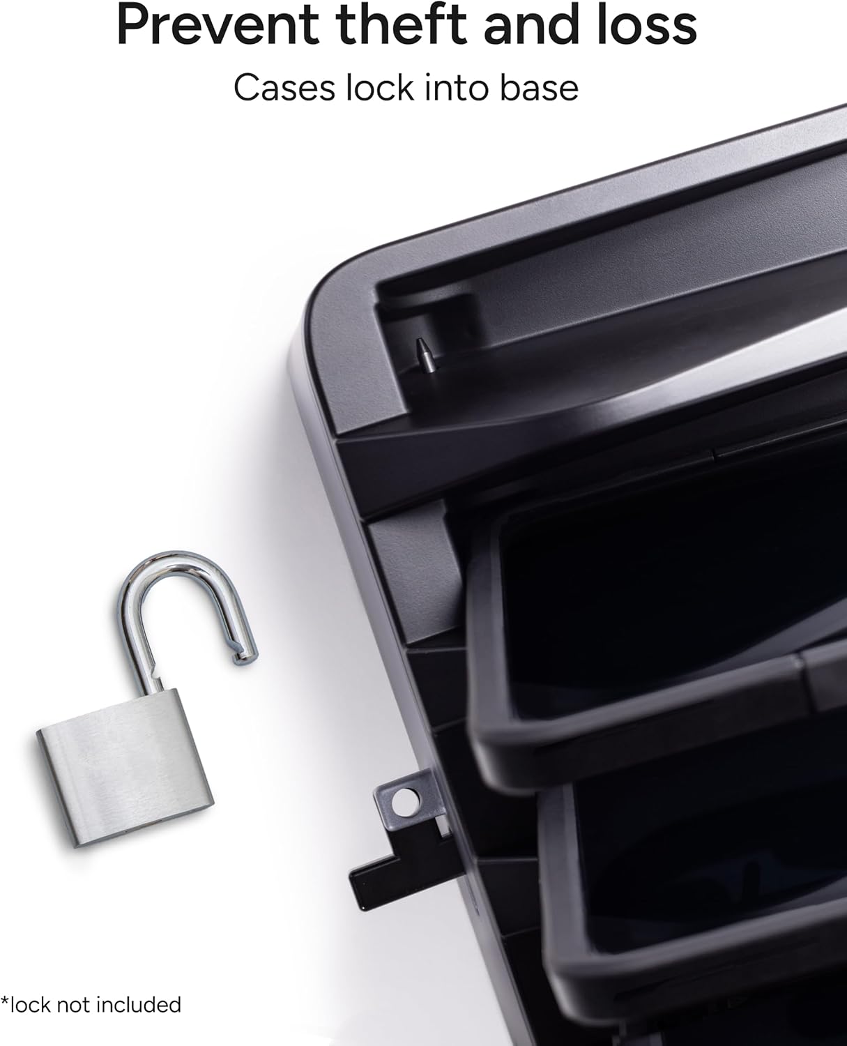 ZAGG ChargeStation Pro for iPad (10th Gen)/ iPad (A16) - Lockable Wireless Charging Station with 5 Rugged Cases – Charges 5 iPads – for Schools, Hospitals, Business & Enterprise