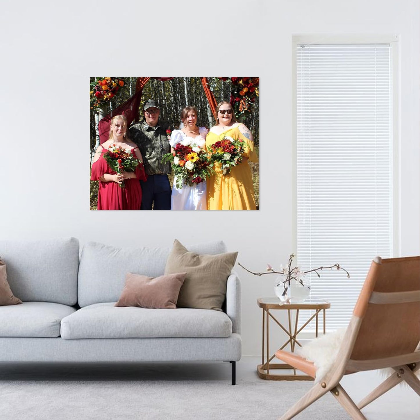 YXIMOX Custom 22" x28" Art Print on Premium Canvas, Personalized with Your Image or Design, Large Wall Decor for Living Room, Office, Bedroom, Custom Canvas Artwork(22"x28",Unframe)