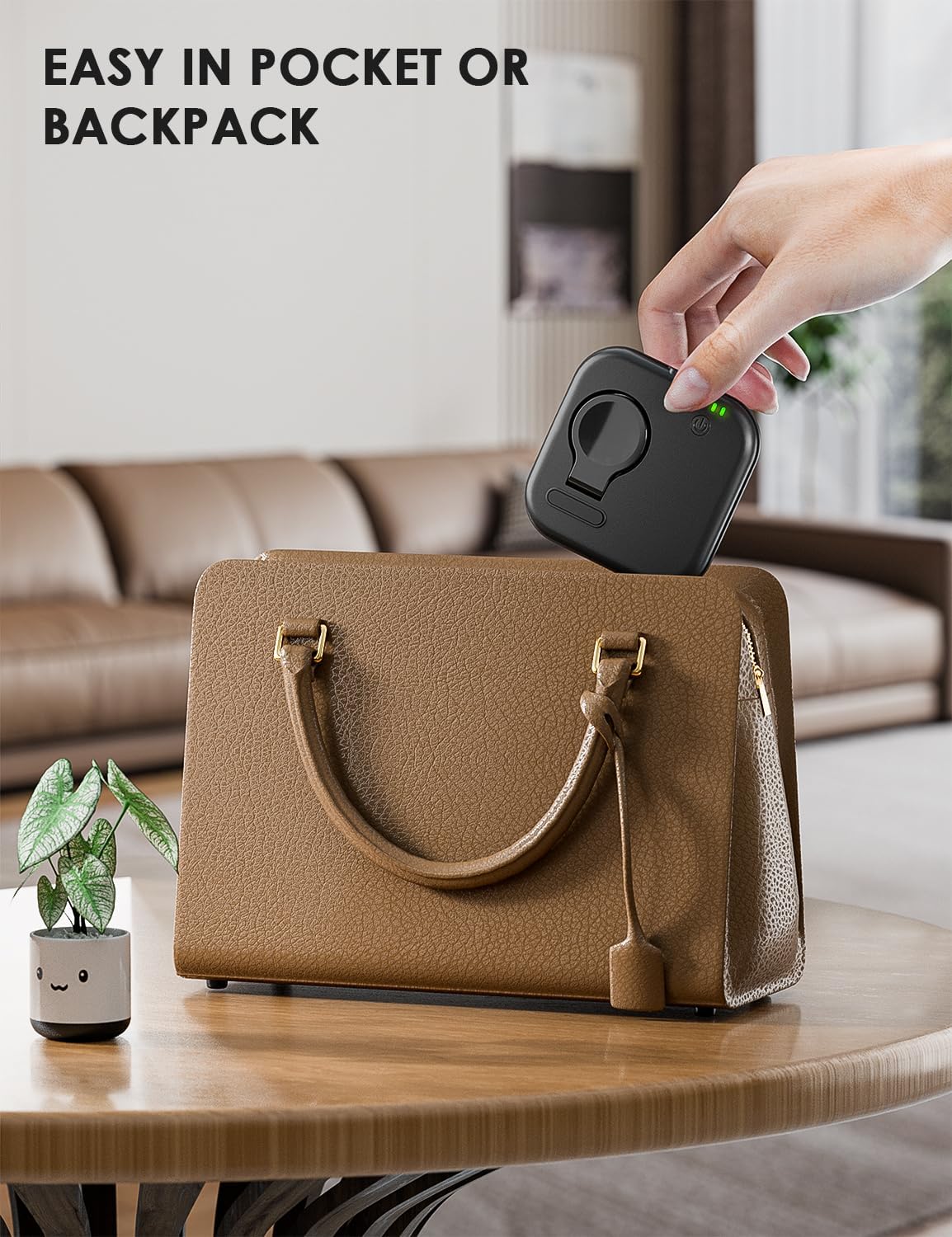 Portable for Apple Watch Charger 2000mAh - Foldable Magnetic Power Bank for Series 2-10/SE/Ultra1/2, Emergency Backup Charger with Type-C Travel Cable