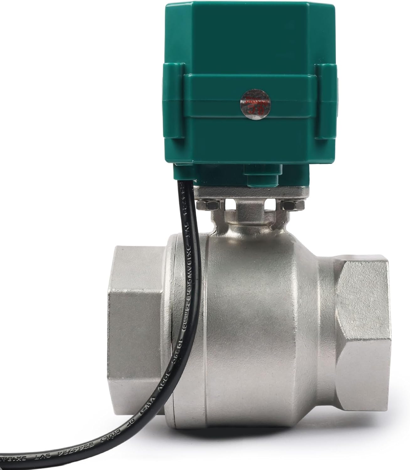 U.S. Solid 2" Motorized Ball Valve with US Plug 110VAC Stainless Steel Electrical Ball Valve,Auto Return, Normally Closed, IP65(8-PACK)