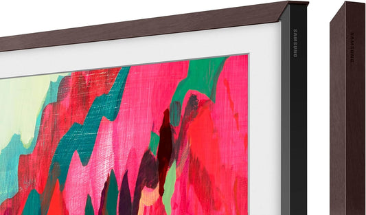 Samsung 85” The Frame Customizable Bezel (2025 Model), Magnetic, Quick and Easy Installation, VG-SCFF85BWBZA, Modern Brown