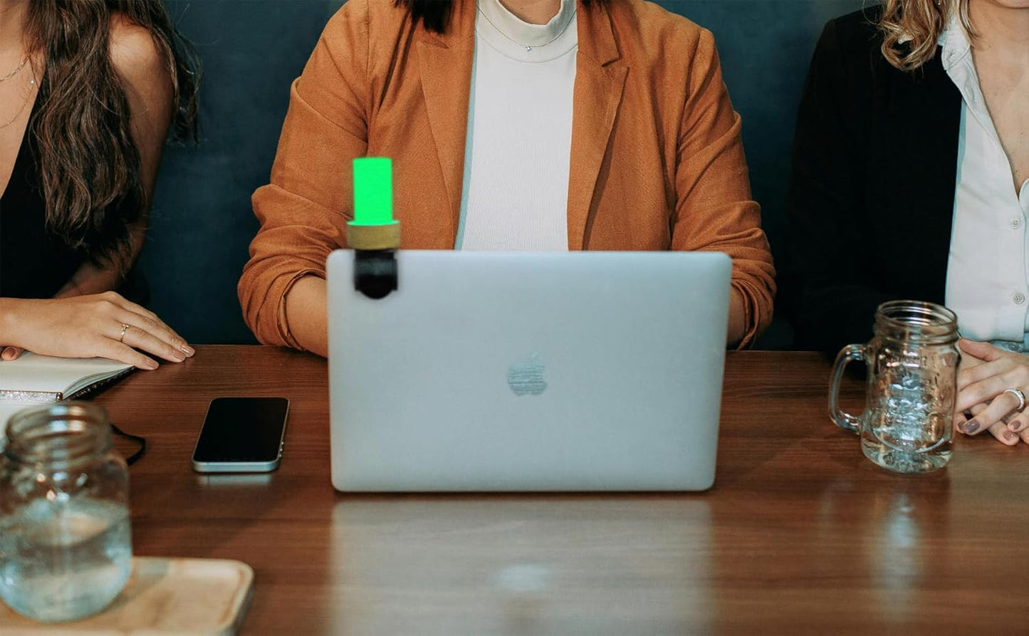 Clip Busy Light Standard for The Office / 59 inch USB Cable LED Indicator – Workspace Distractions and Boosts Productivity/Do not Disturb Indicator - Free Busy Light