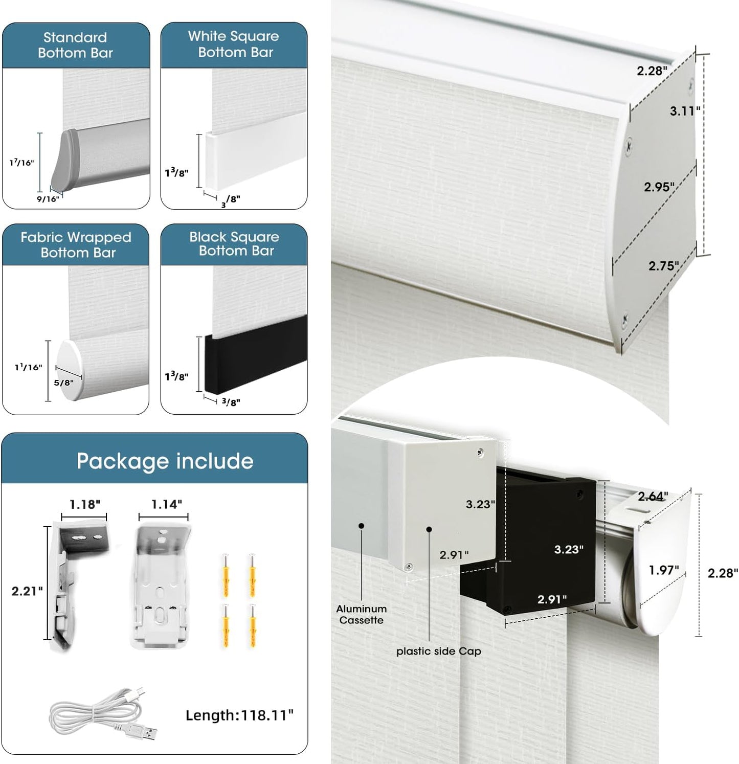SmartWings Motorized Light Filtering Shades, 70% Blackout, Custom Size, Rechargeable Battery, Works with Matter/Apple HomeKit, Alexa, Thread/Zigbee, Remote Optional, 70% Safari Ivory