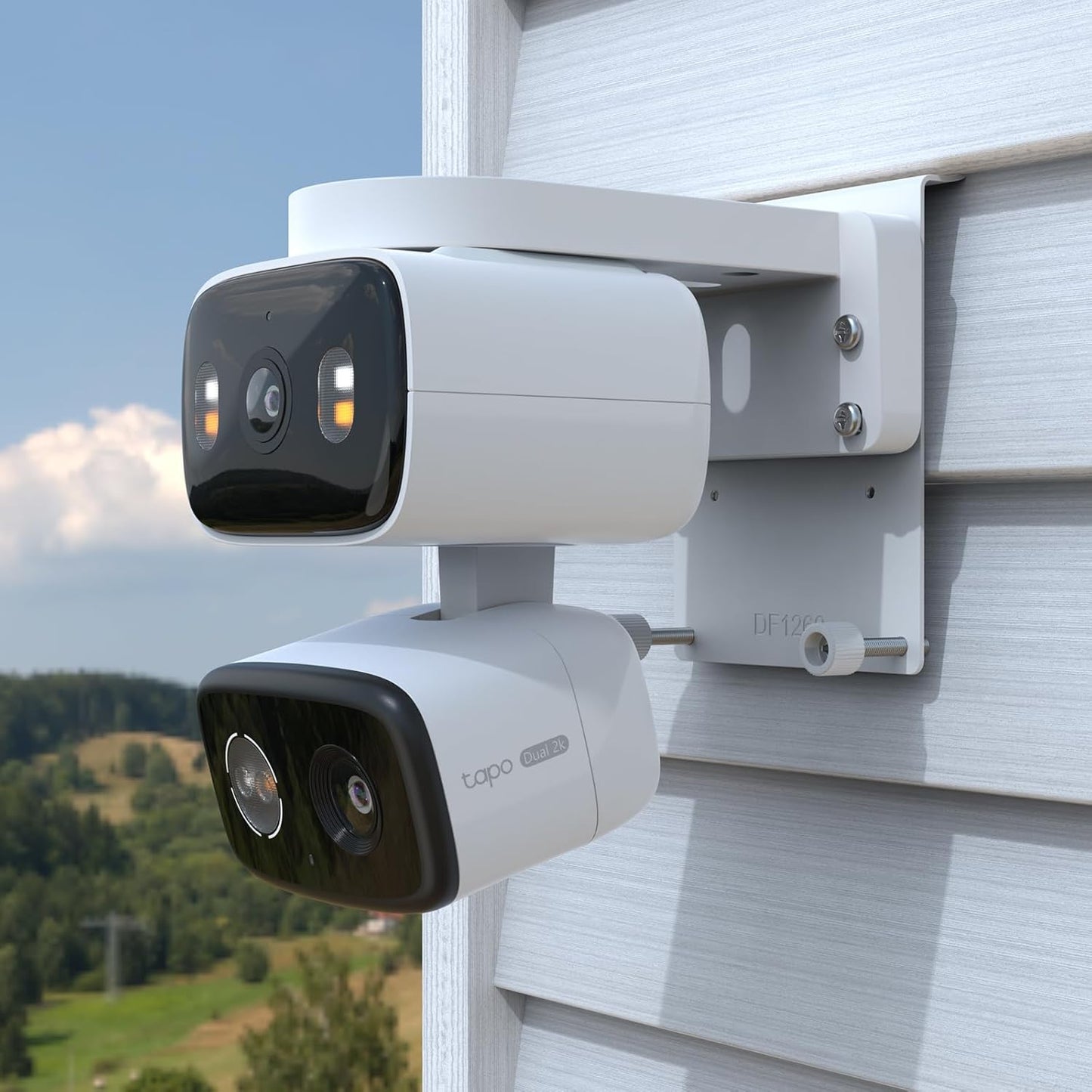 Universal Vinyl Siding Mount Compatible with TP-Link Tapo C246D/C236/C216/C217/C113/C420/C400/C400 Kit/C460 Cameras (White)