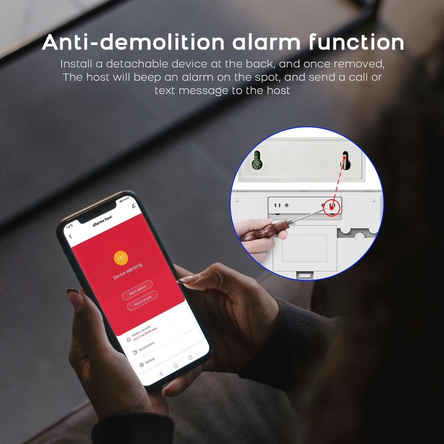 PGST Home Security System,12 Pieces Wireless Alarm System with Door Alarms,Motion Detector,Loud Siren,4G Calling/Phone App Alerts,Compatible with Alexa&Google for Home,Villa,Apartment,No Monthly Fee