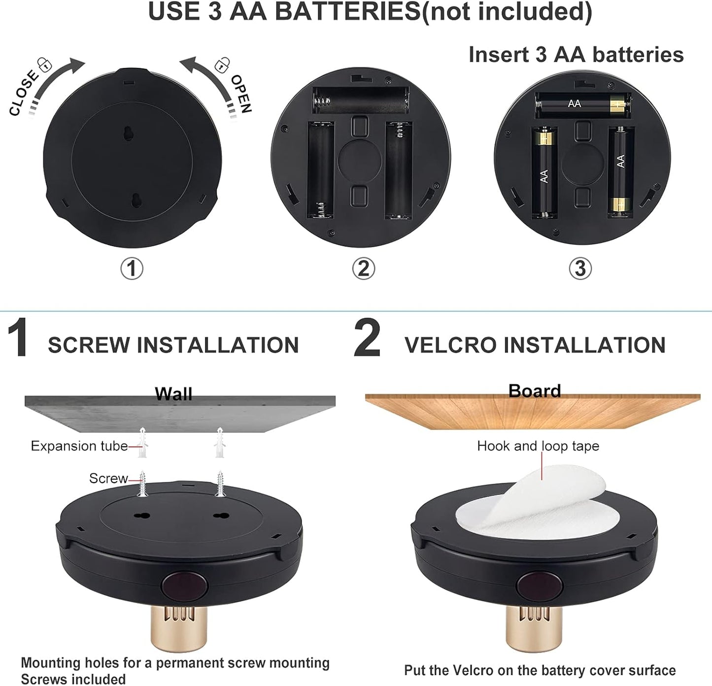 LED Spotlight, Battery Powered Picture Lights, Uplighting Indoor, Puck Lights with Remote, Stick Spot Light for Wall Art Display Dartboard Painting Artwork Accent Closet-4Pack