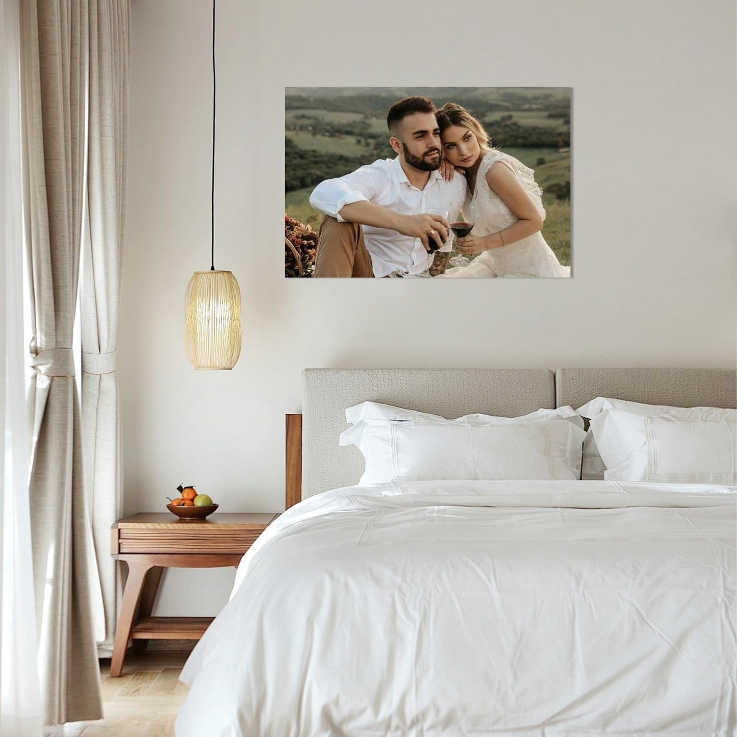 YXIMOX Custom 12" x18" Art Print on Premium Canvas, Personalized with Your Image or Design, Large Wall Decor for Living Room, Office, Bedroom, Custom Canvas Artwork(12"x18",Unframe)