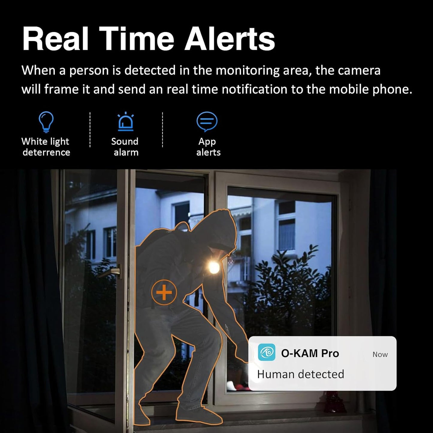 EVERSECU Smoke & Gas Detection Home Security Camera with Sound Alarm & Real Time Alert, Humanoid Auto Tracking, 2 Way Audio, Night Vision, Compatible with Alexa, Baby Monitor/Elder/Pet Camera(4pack)
