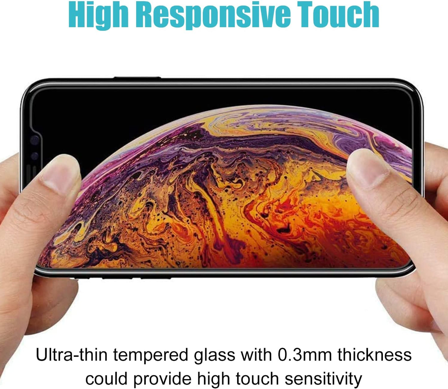 PEHAEL 3Pack for iPhone 11/iPhone XR Privacy Screen Protector Anti-Spy Tempered Glass Film 9H Hardness Easy Installation Bubble Free [6.1 inch]