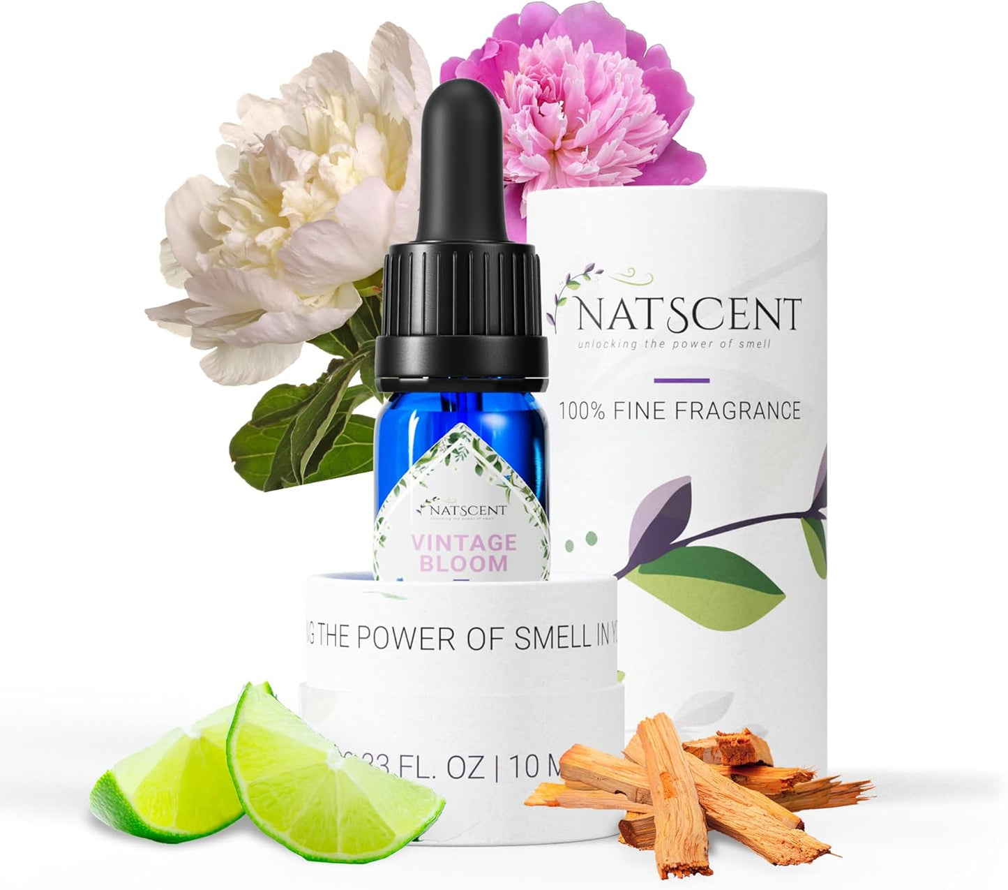 Vintage Bloom Essential Oils for Diffusers for Home, Nature-derived Peony Essential Oil, Long-Lasting & Family-Friendly Diffuser Oils Scents, IFRA Certified, Cold Air & Ultrasonic- 0.33 oz