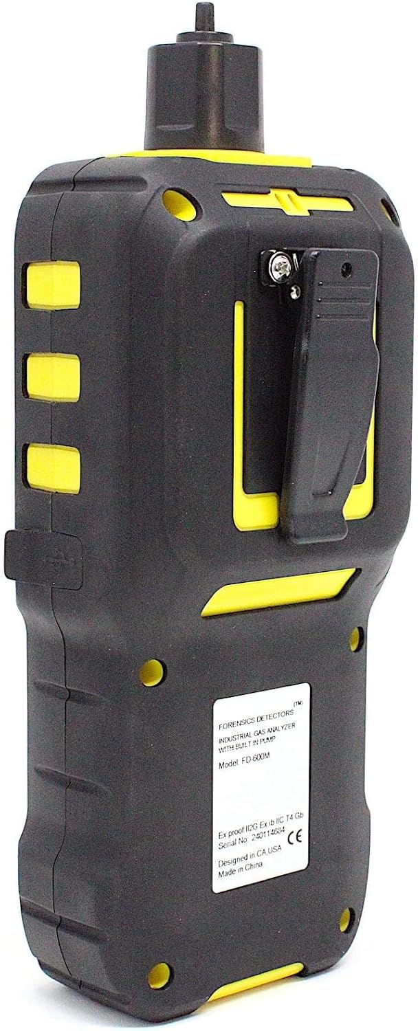 4 Gas Data Logger Monitor | Built-in Pump Multi Gas Meter | O2, CO, H2S, LEL | Color Display & Graphing | USA NIST Calibration | Computer Data Logging |