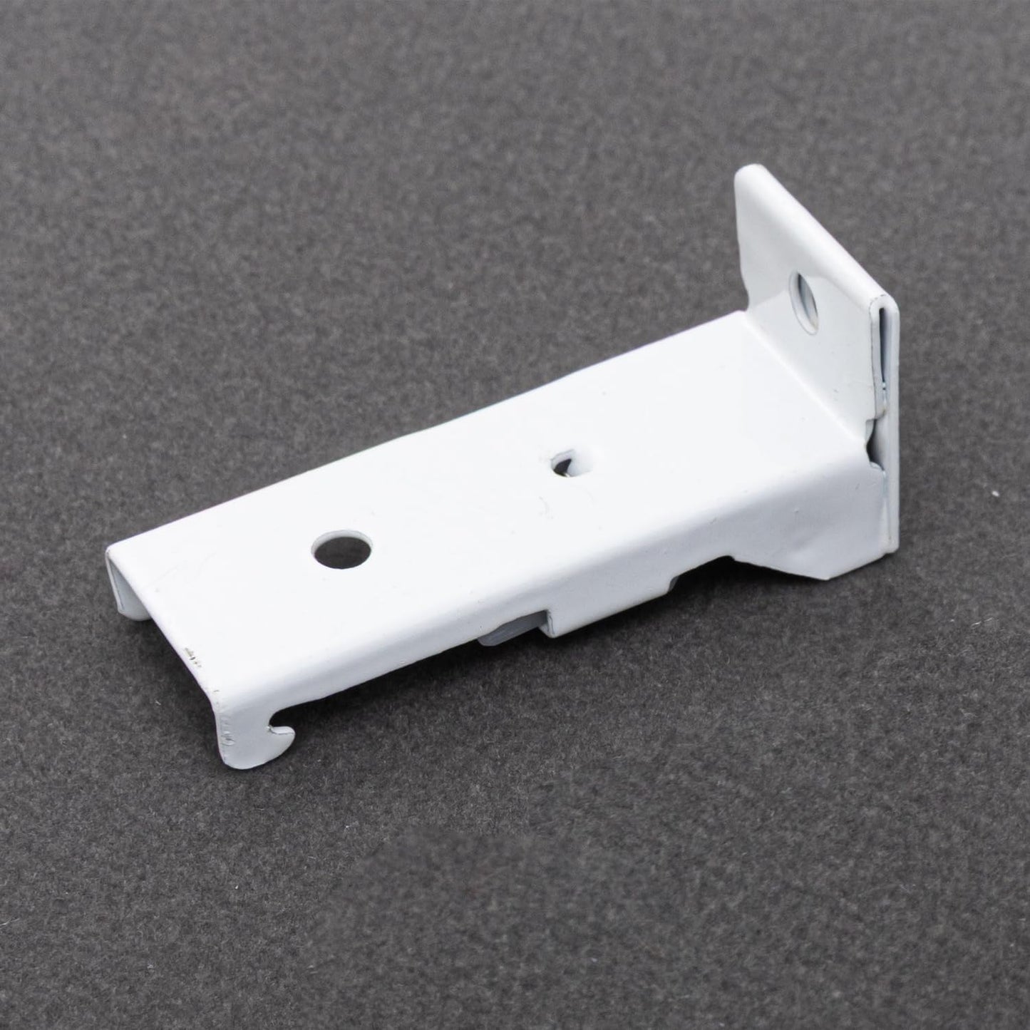 White Wall Mount Brackets for Curtain Track, Bendable Curtains Tracks Walls Mounting Hardware (6 PCS)