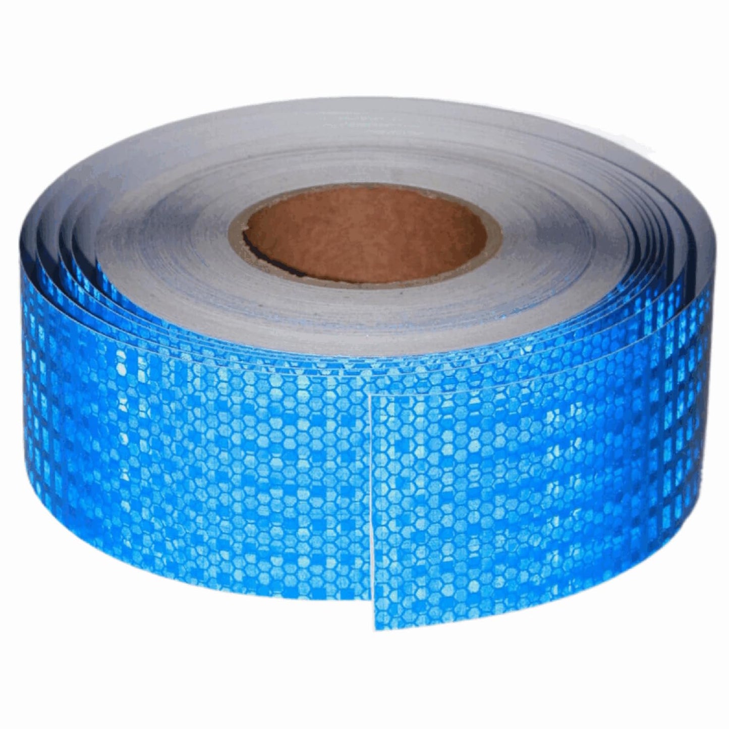 Blue Reflective Tape 3 inch Wide, Outdoor Waterproof High Visibility Warning Industrial Marking Tape, Safety Stickers (168 feet)