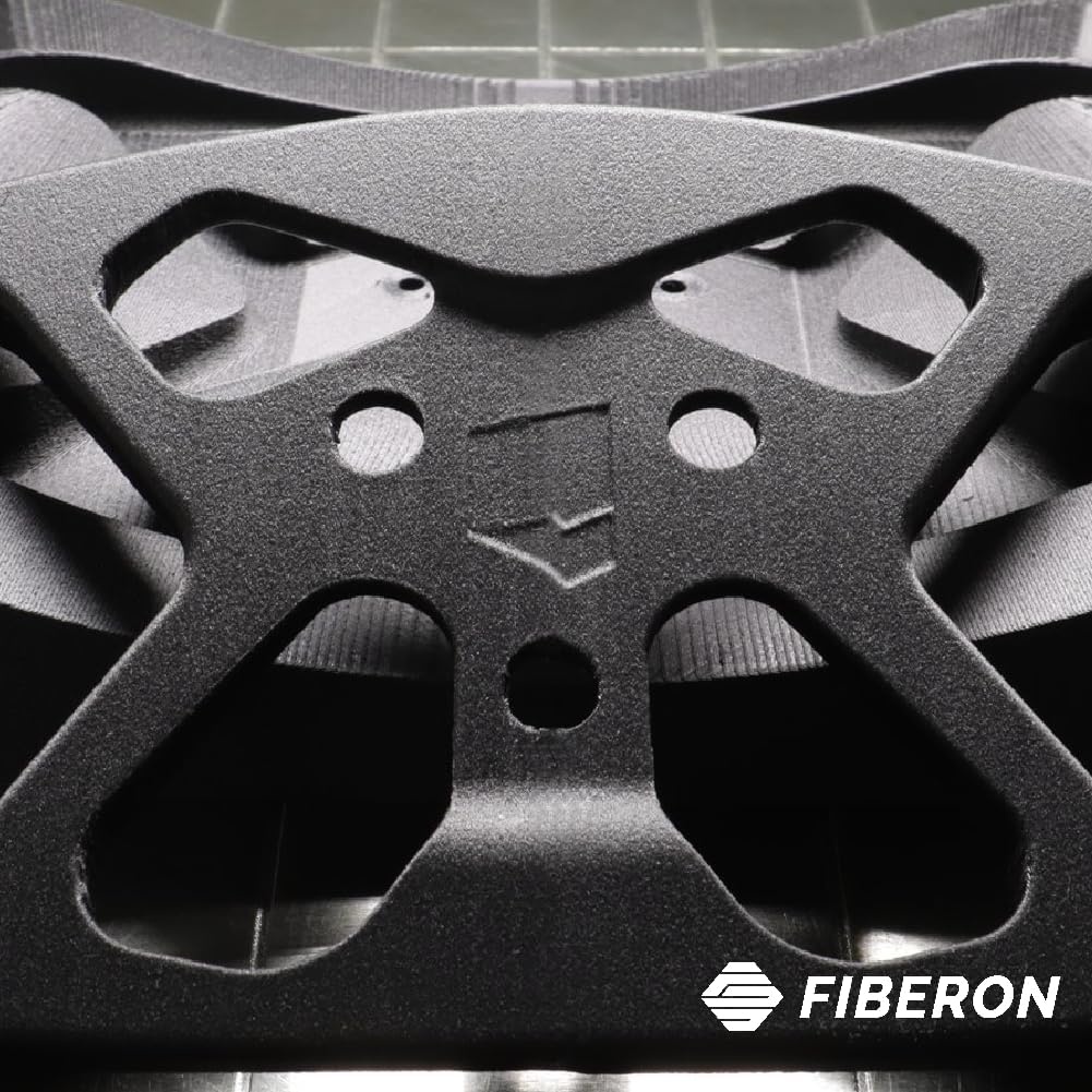 Polymaker Fiberon PA12-CF10 Nylon Filament 1.75mm Black 3kg, Low Moisture Sensitivity PA12-CF Carbon Fiber Nylon 1.75mm 3D Printing Filament