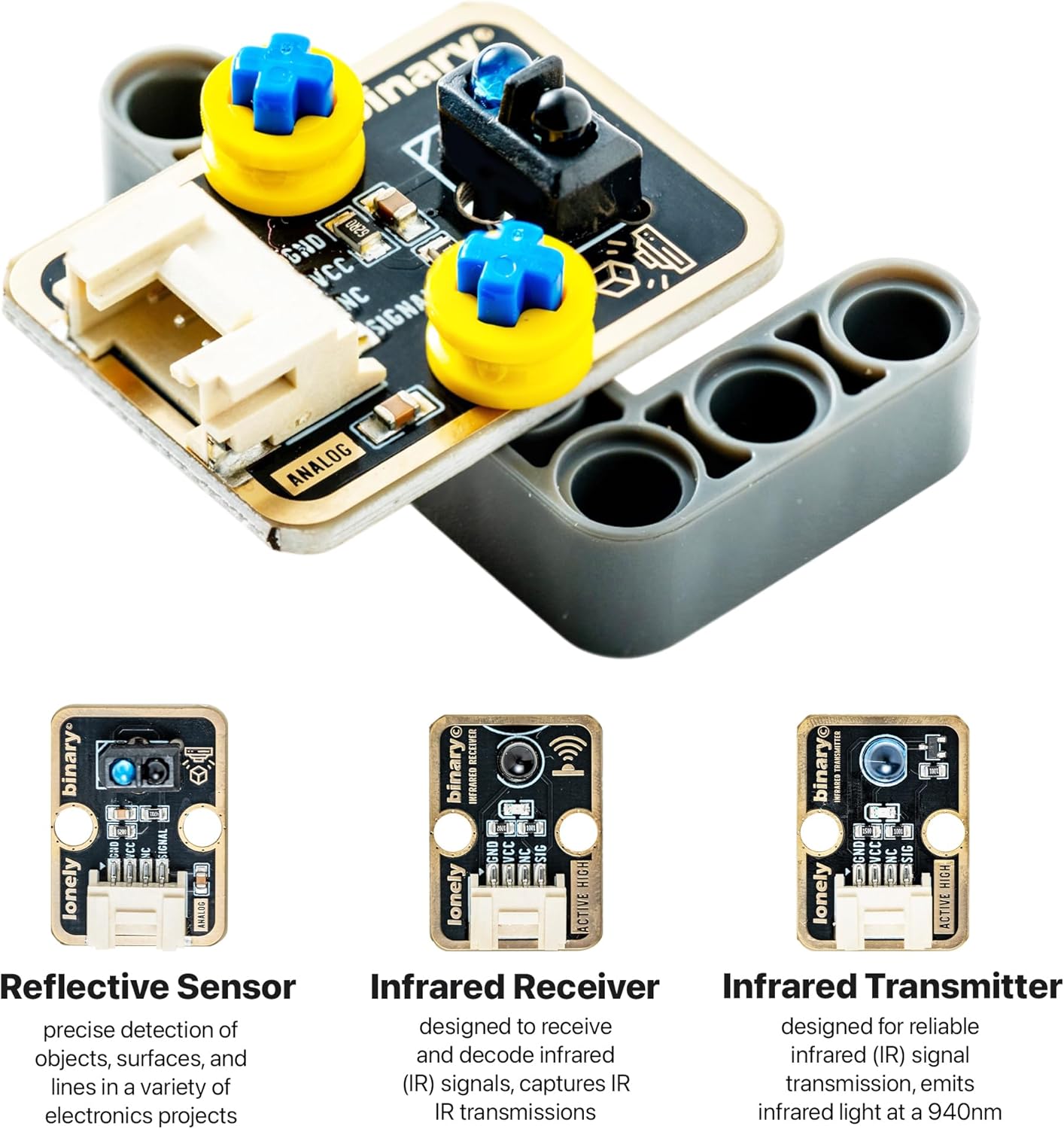 TinkerBlock ESP32-S3 Starter Kit – 16MB Flash ESP32-S3 WiFi & Bluetooth Development Board, S3 Expansion Board, 12 Plug-and-Play Modular Sensors – Compatible with Arduino IDE & ESP-IDF