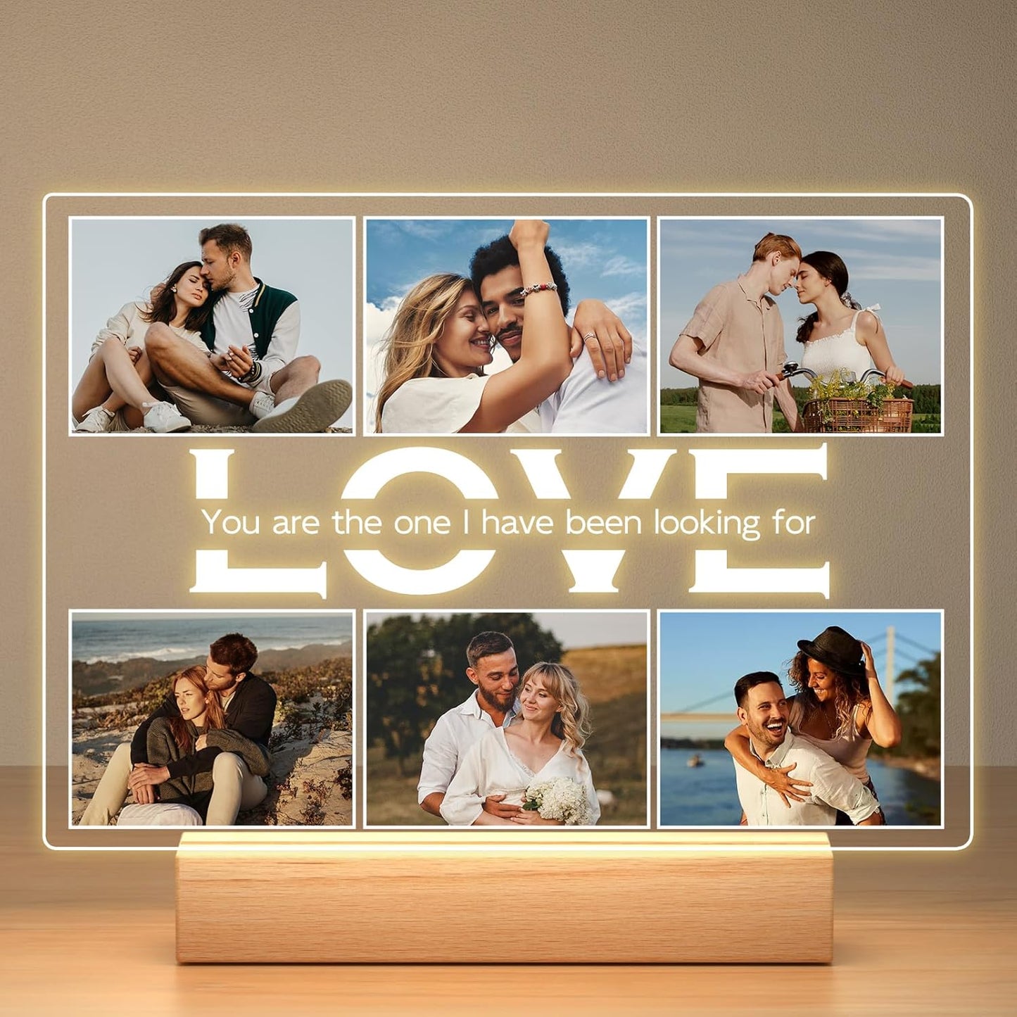 Custom Picture Frames, Personalized Photo Frame, Customized Picture Frame, Personalized Anniversary Valentines Day Gifts for Women Men Her Him Girlfriend Boyfriend Couple Wife Husband